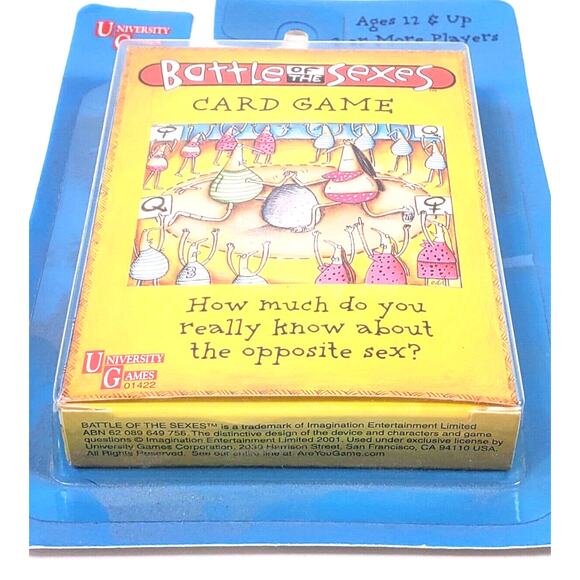 Battle of the Sexes - University Games by Imagination Entertainment Made in usa - Picture 6 of 6